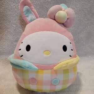 NWOT Squishmallow Sanrio Hello Kitty & Friends Pastel Easter Bunny 2023 10"